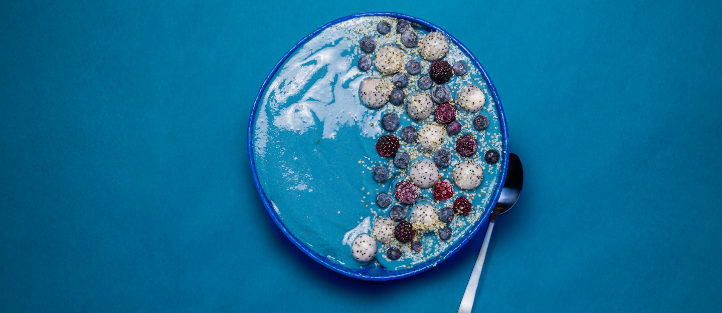 Indigo Spirulina Smoothie Bowl