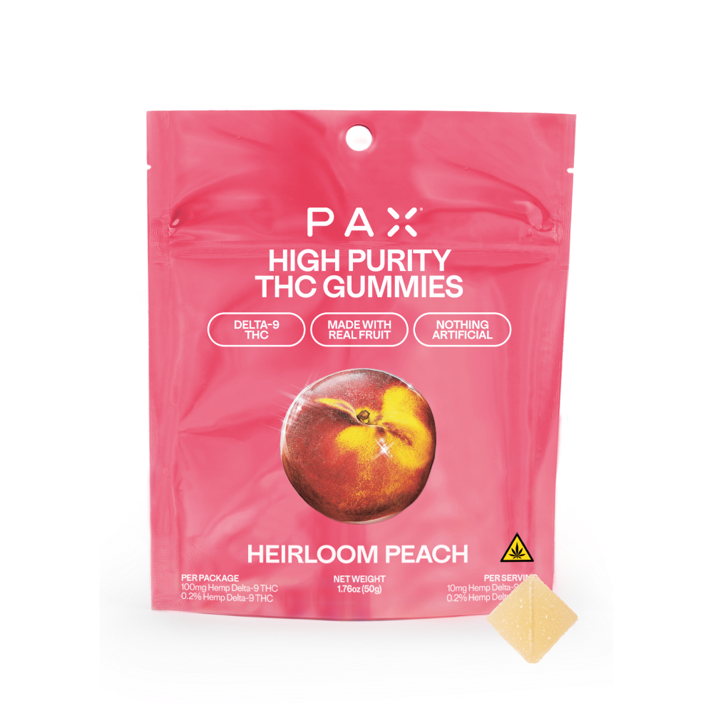 Heirloom Peach High Purity THC Gummies