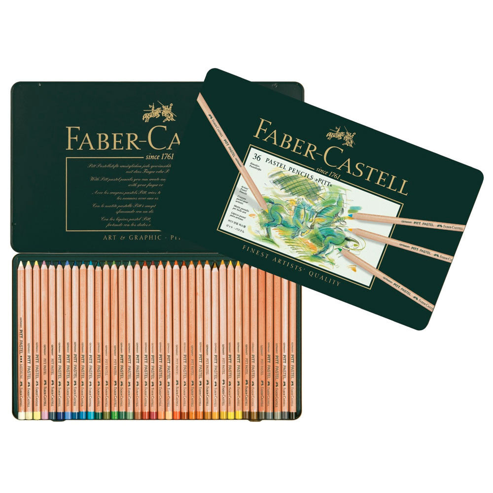 סט עפרונות פיט פסטל 36 יחידות פאבר קסטל Pitt Faber Castell 36