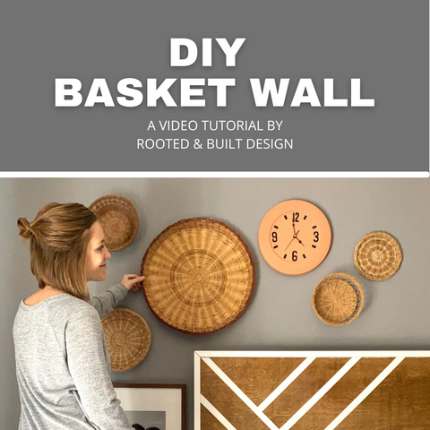 DIY Basket Wall