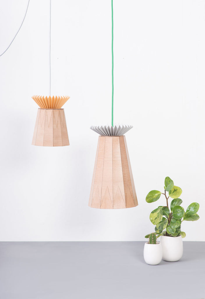 Timber Tailor contemporary wooden pendant lights