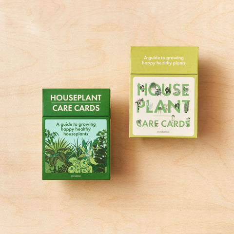 benefits of houseplants in the workspace - care card sets