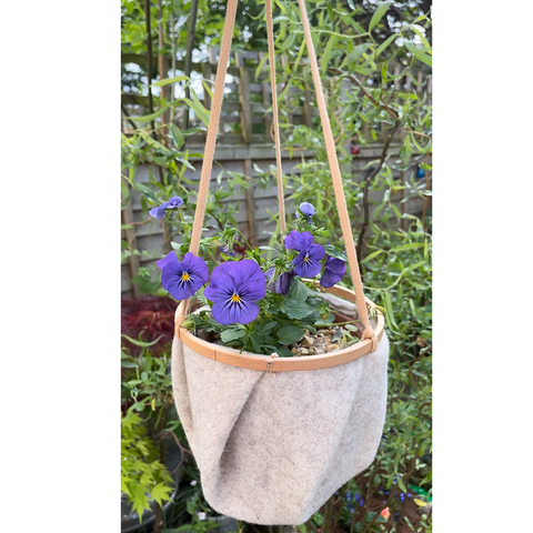 hand sew plant pot craft kit finished - Another Studio