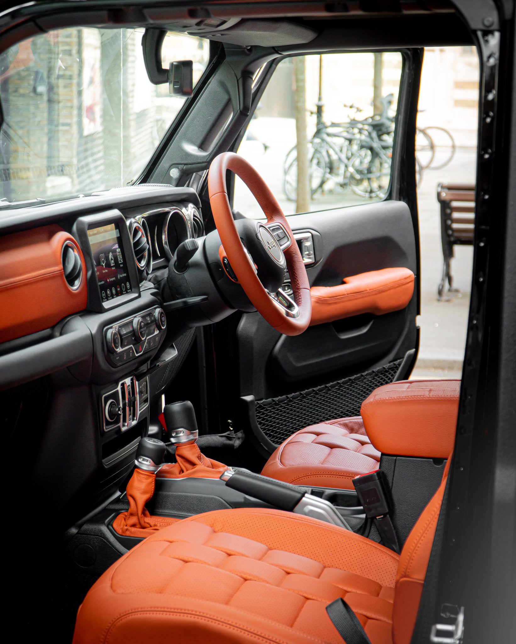 Jeep Wrangler JL Extended Leather Interior - Project Kahn