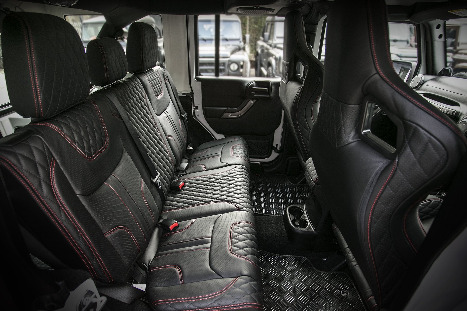 Jeep Wrangler JK 4 Door (2013-2018) Sport Leather Interior - Project Kahn