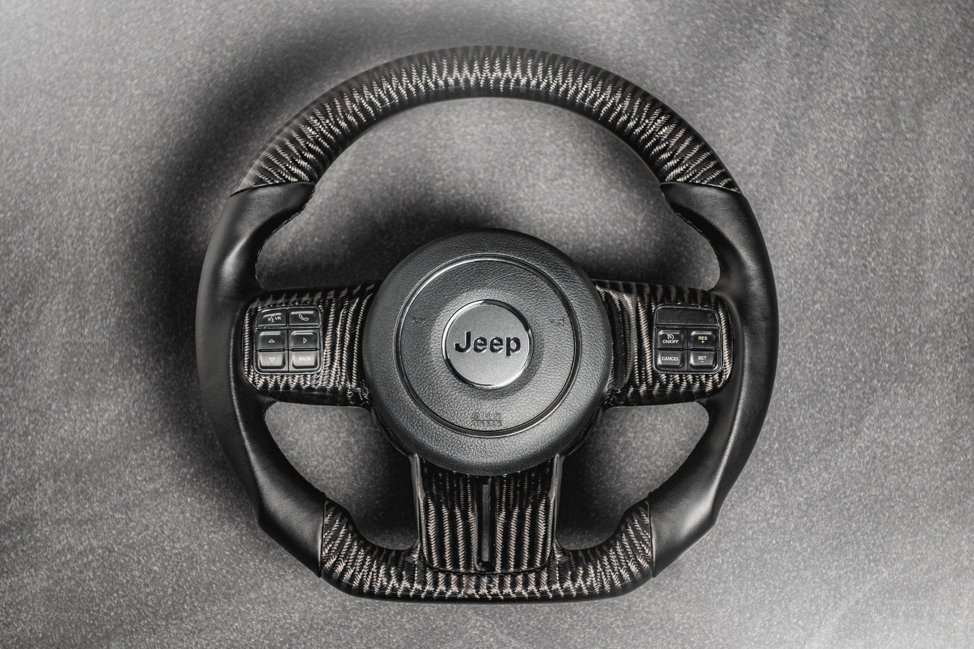 Arriba 94+ imagen jeep wrangler jk steering wheel