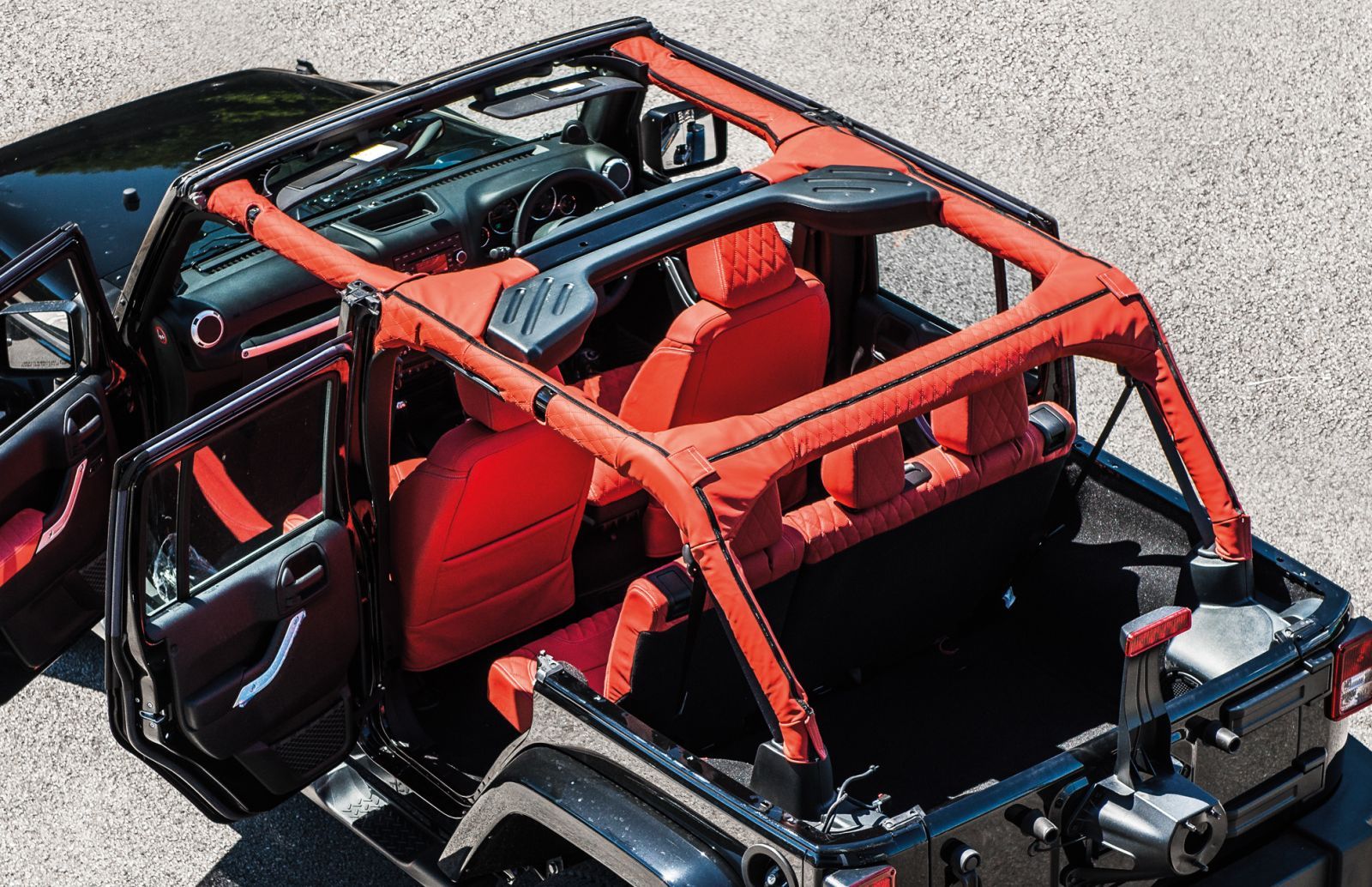 Jeep Wrangler | Leather Roll Bar Covers | Chelsea Truck Co - Project Kahn