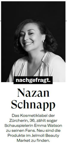 Nachgefragt - Interview with Nazan Schnapp in Schweizer Illustrierte