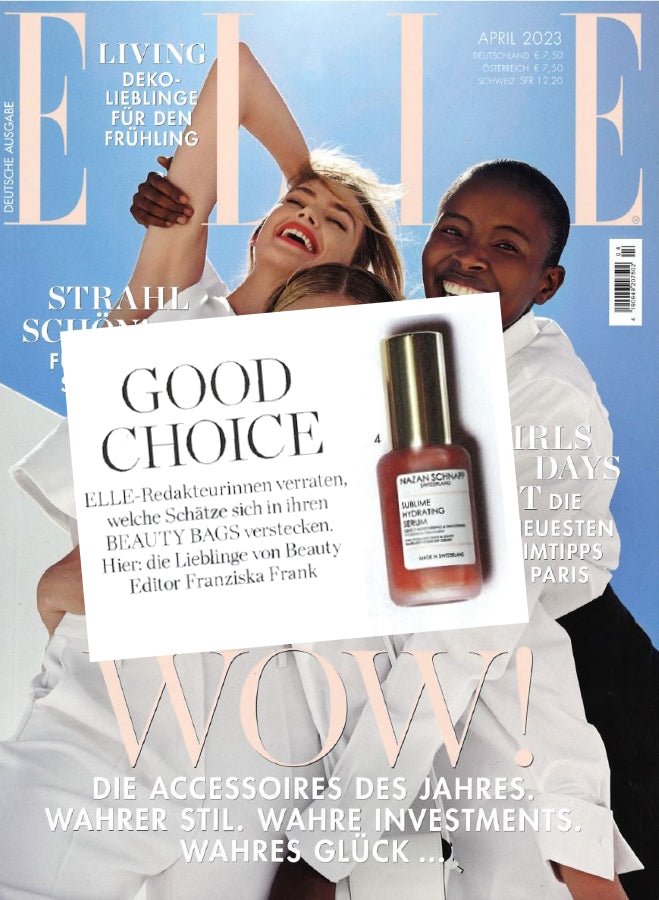 ELLE GERMANY COVER PAGE WITH NAZAN SCHNAPP