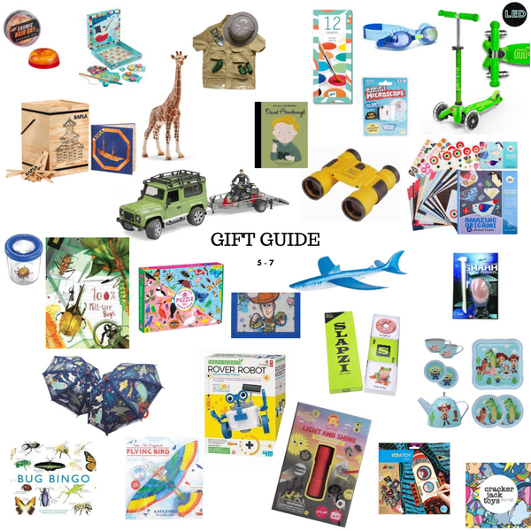 Gift Guide 5-7 year olds