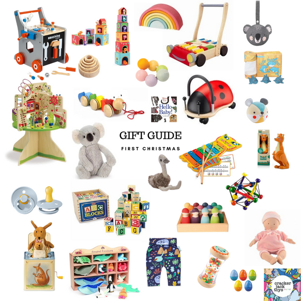 Crackerjack toys baby's first Christmas toy ideas