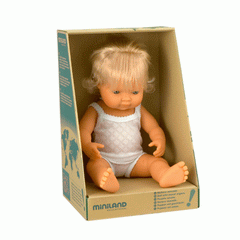 Miniland caucasian doll