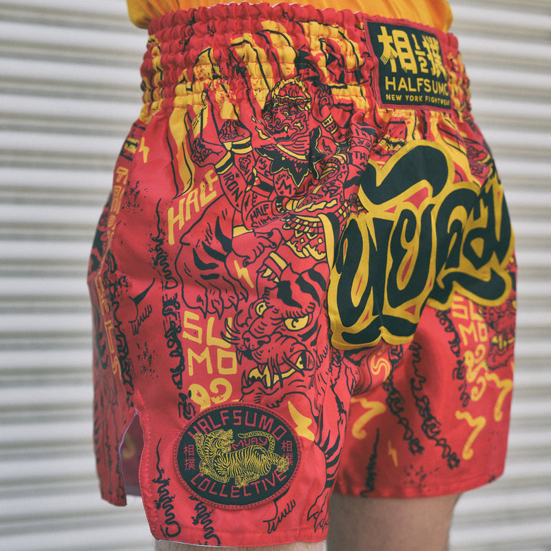 Red Tiger Muay Thai Shorts