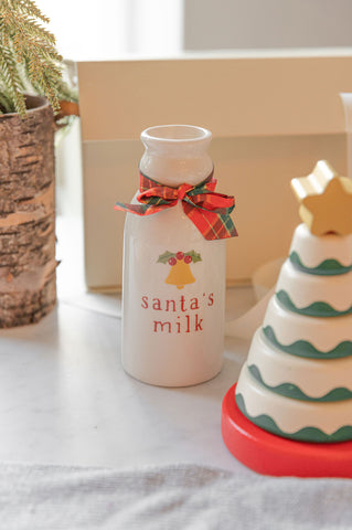 Christmas Tree Stacking Toy for Baby and Santa's Milk Jug
