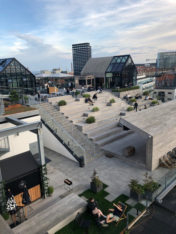 Dachterrasse Salling Aarhus Treppe