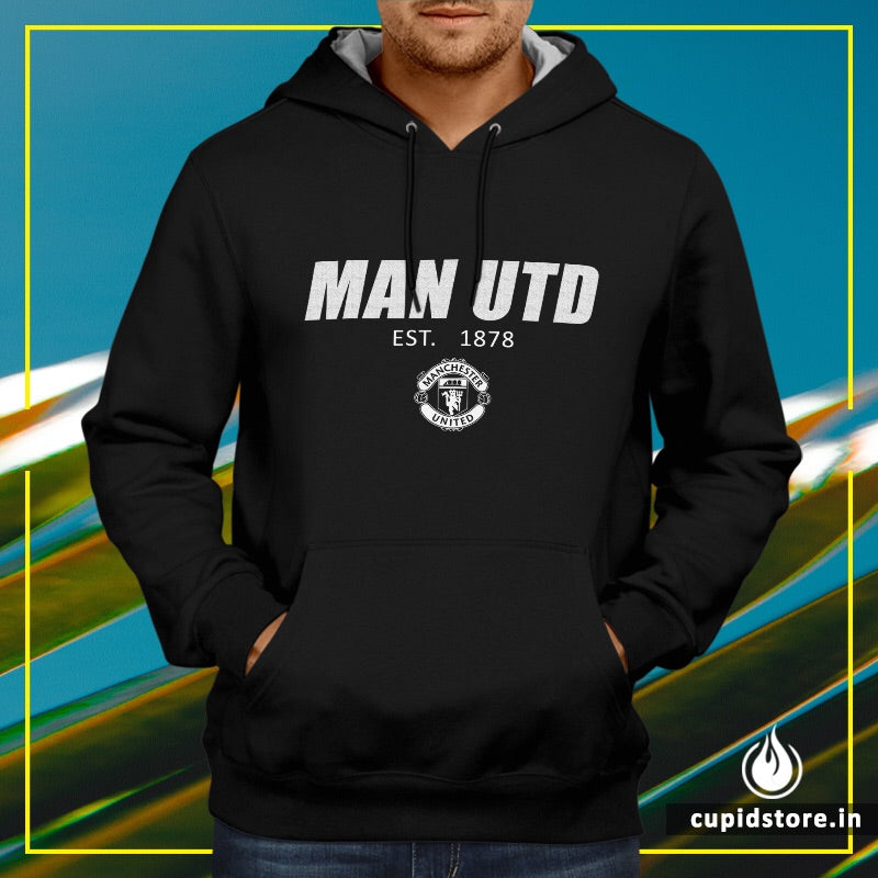 manchester united hoodie black