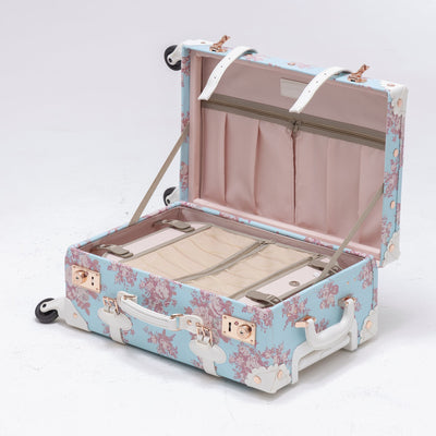 WildFloral 2 Pieces Luggage Set - Blue Floral's