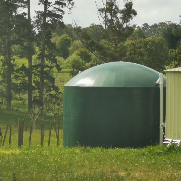 Heritage Green Tank and Inlet Pipe