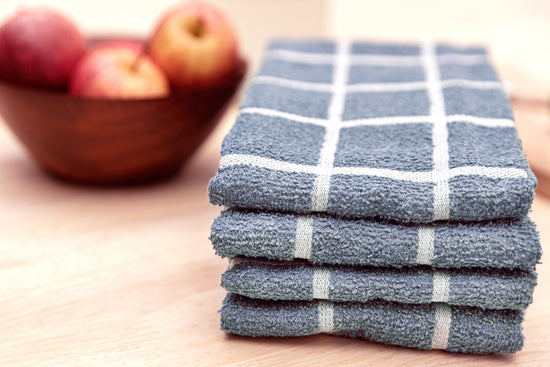 4pcs Per Set Cotton Linen Kitchen Towels Plain Home Kitchen