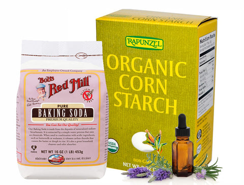 Dry Shampoo Corn Starch Baking Soda Essential Oils