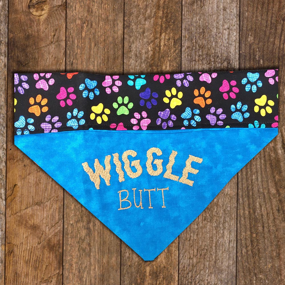 Wiggle Butt / Over the Collar Dog Bandana – Mydeye