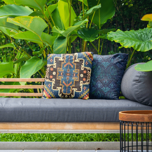 Turn your outdoor spaces into wanderlust-inspired garden rooms by bringing the color revolution outside with these outdoor pillows exclusively from SmithHönig. Add a pop (or two) of color and print to your space with pillows that are perfect for fall.