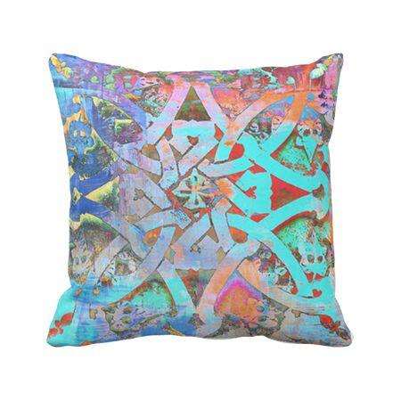 Velvet Pillow - Luxury Vegan - Moroccan Knot