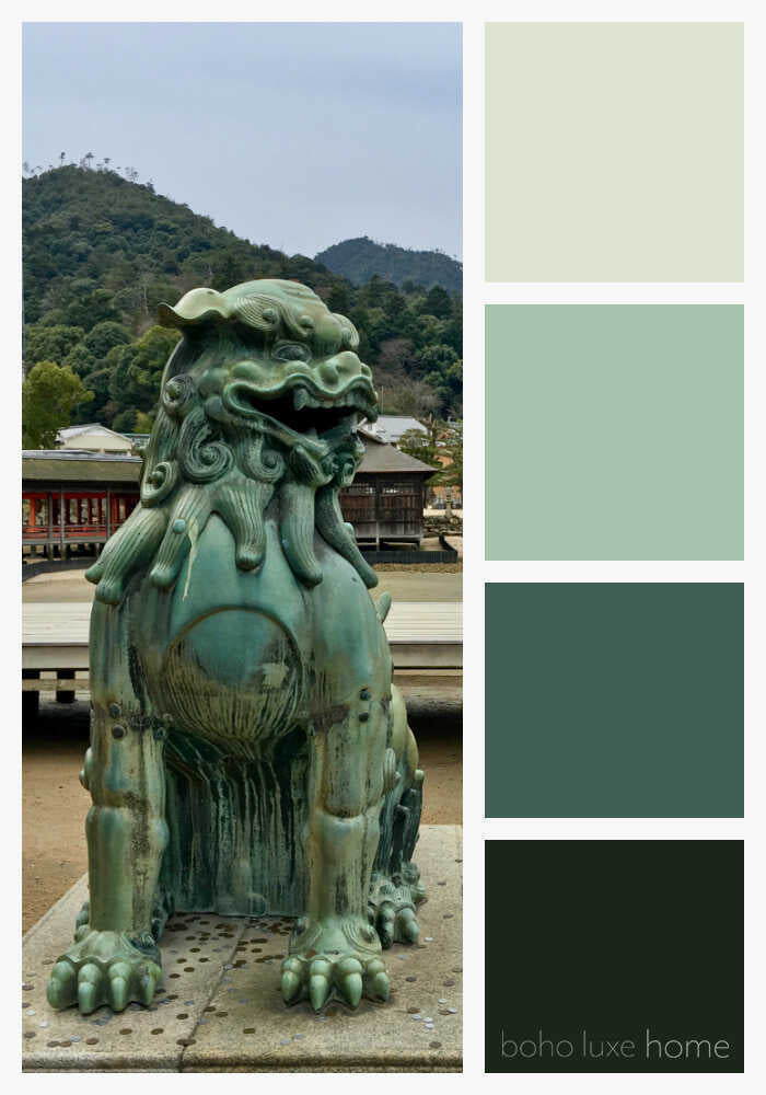 Japenese Color Palettes - Here are Japanese color palettes, perfect inpspiration for bringing a touch of Japan into your home.