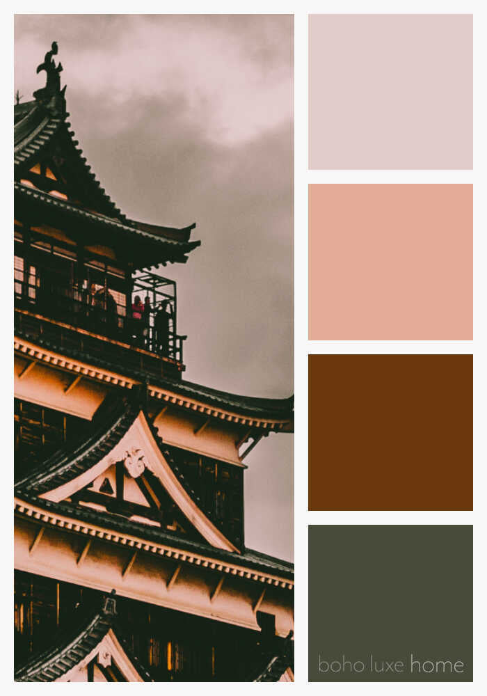 Japenese Color Palettes - Here are Japanese color palettes, perfect inpspiration for bringing a touch of Japan into your home.