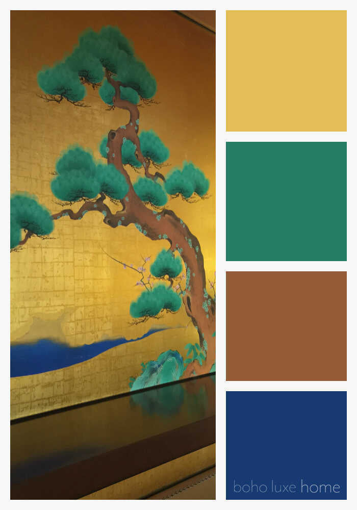 Japenese Color Palettes - Here are Japanese color palettes, perfect inpspiration for bringing a touch of Japan into your home.