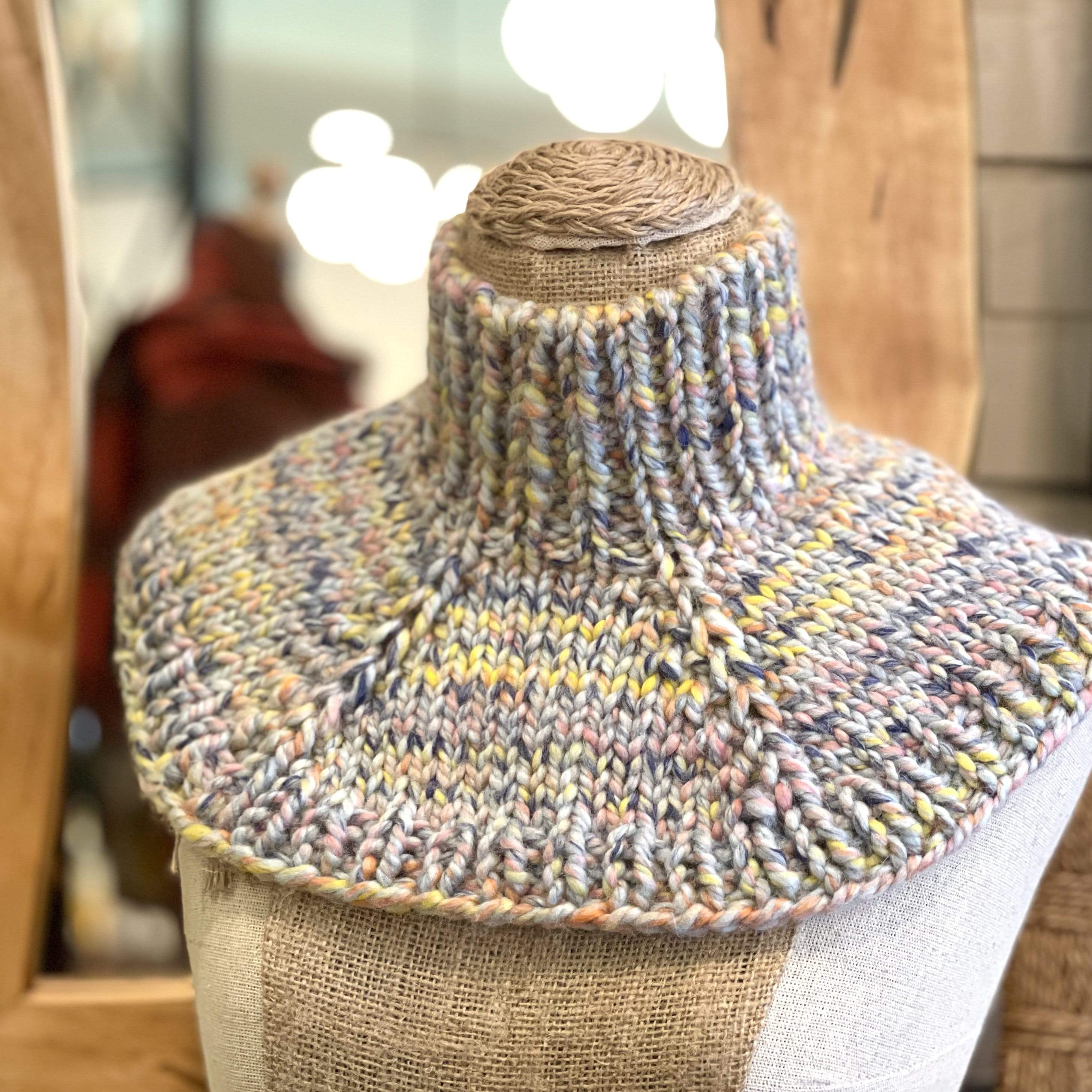 Multi Hand-knit Knext Collar - PORCH