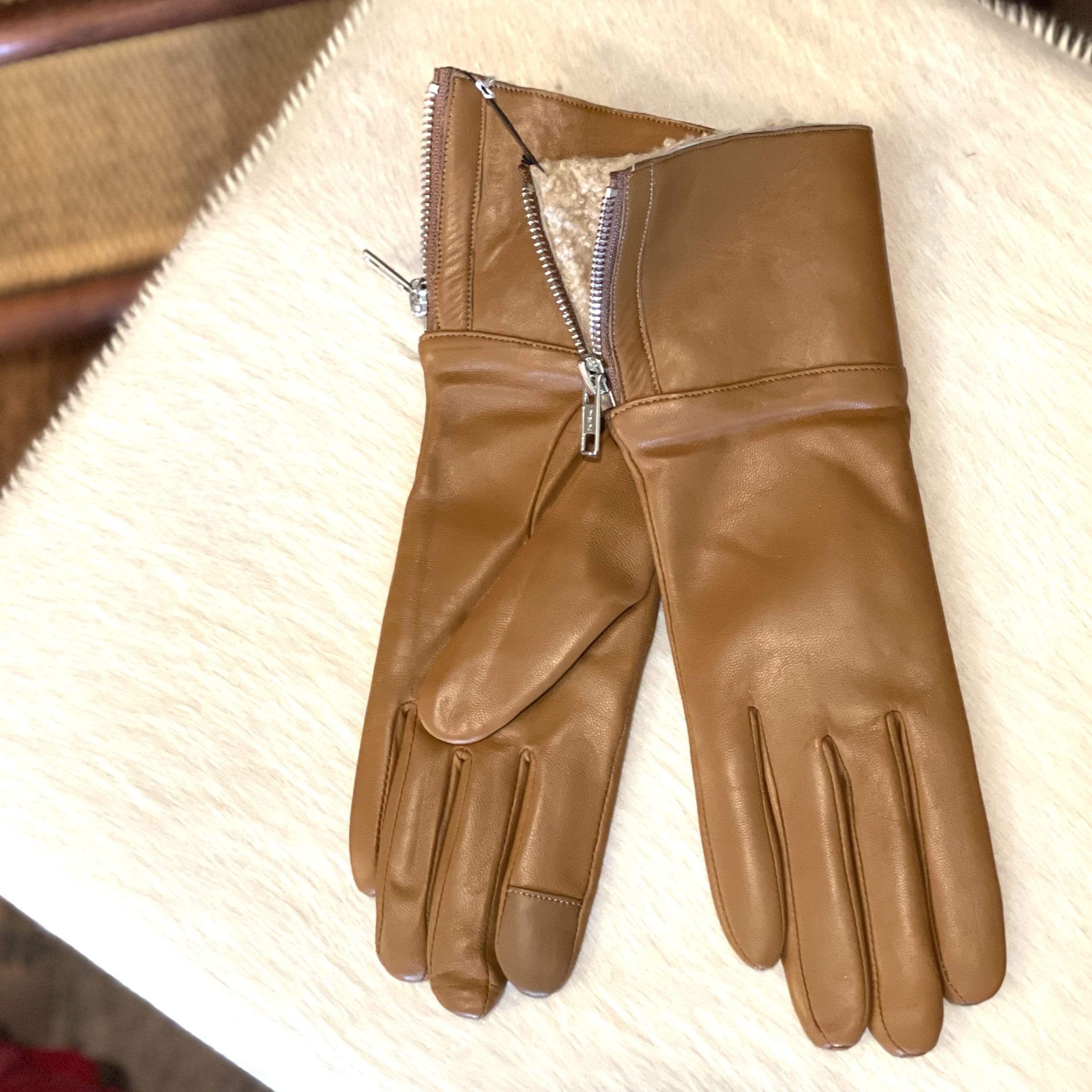 touch tech leather gloves