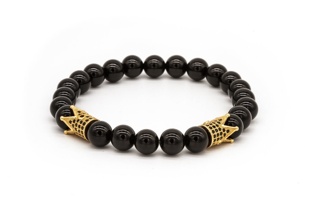 uncommon-mens-beads-bracelet-two-gold-crown-charms-black-onyx-beads