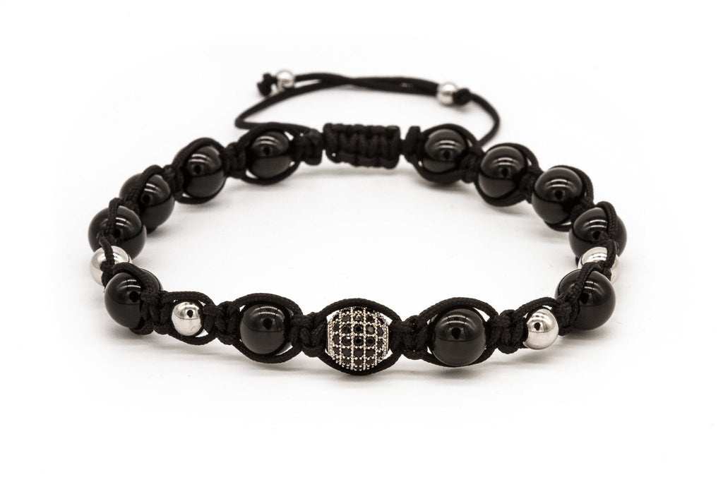 uncommon-mens-beads-bracelet-one-silver-jeweled-globe-charm-black-onyx-beads