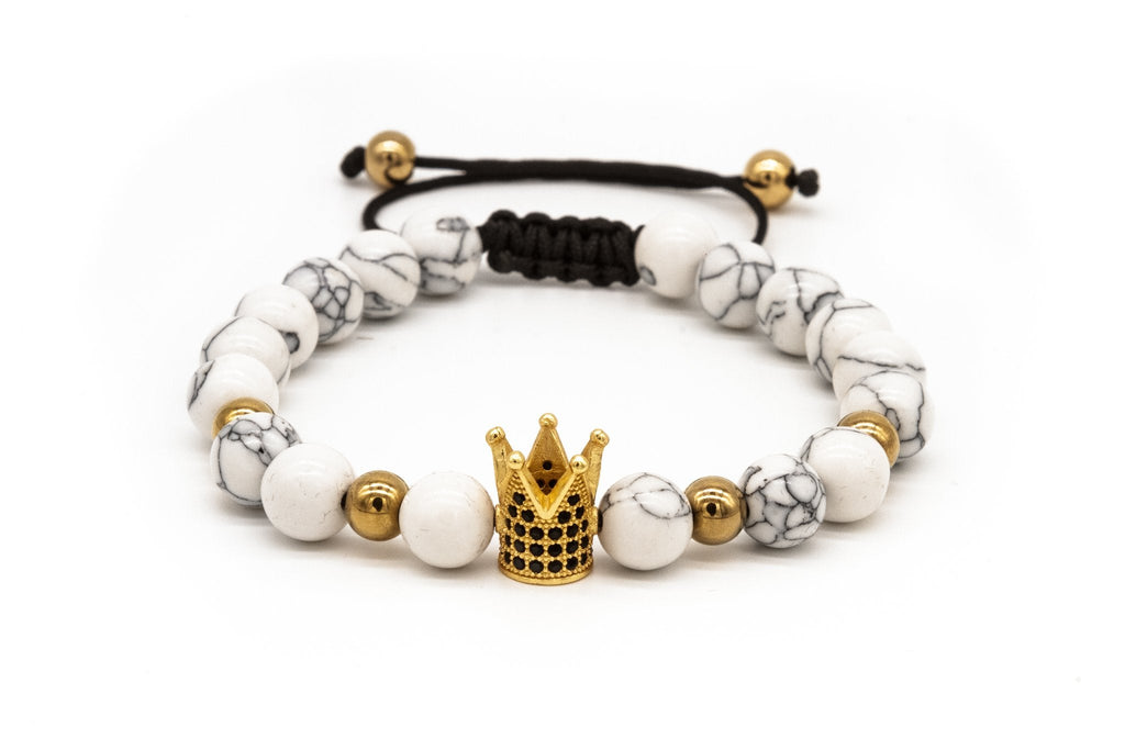 uncommon-mens-beads-bracelet-one-gold-jeweled-crown-charm-white-jasper-beads