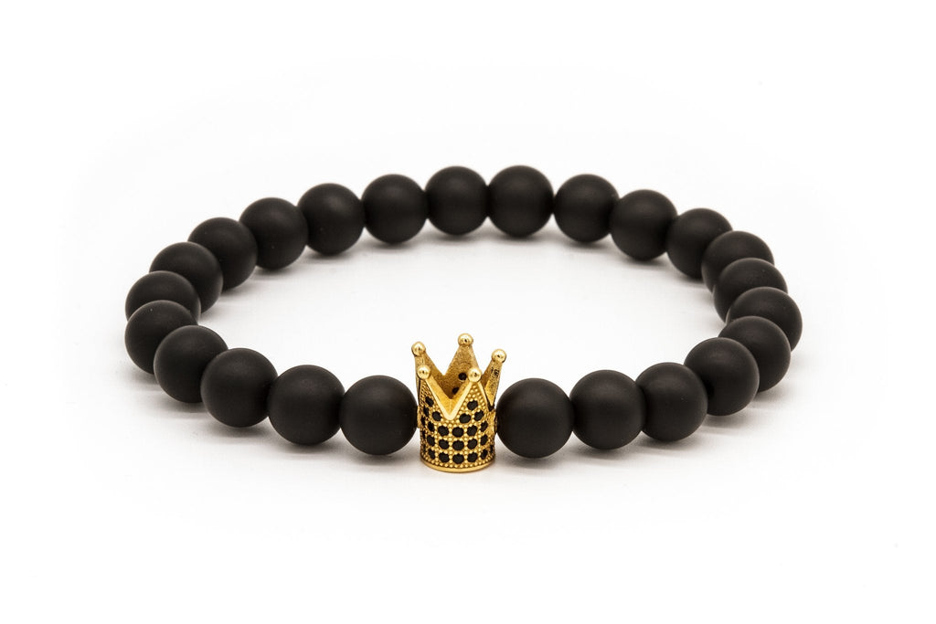 uncommon-mens-beads-bracelet-one-gold-jeweled-crown-charm-black-matte-onyx-beads