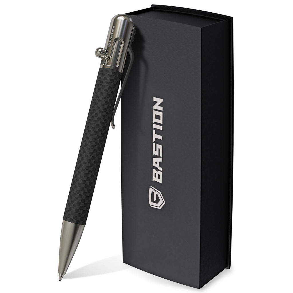 carbon-fiber-and-stainless-steel-bolt-action-pen-by-bastion(R)