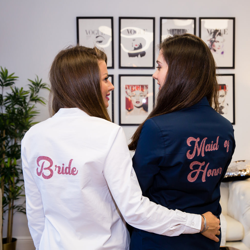 bridesmaid oxford shirts