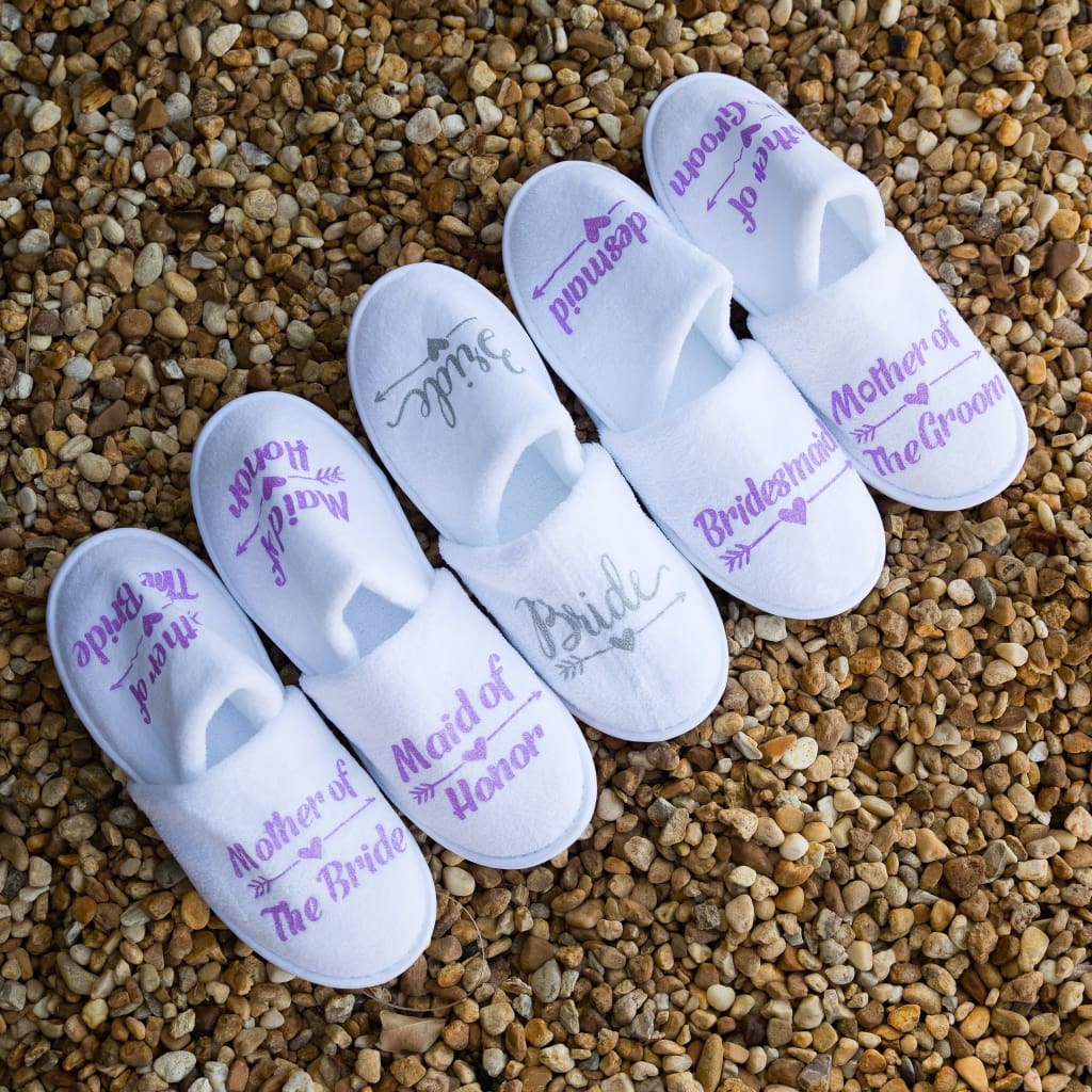personalized slippers for her