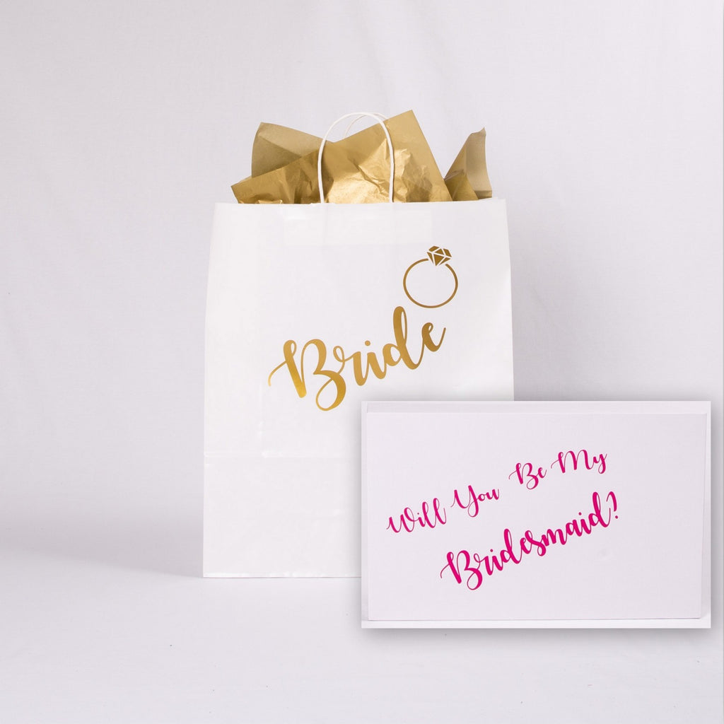 Download Glossy Handle Bag Bridesmaid Gift Bags Bridesmaid S World