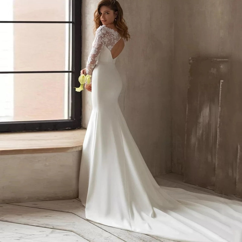 christian wedding gowns with sleeves