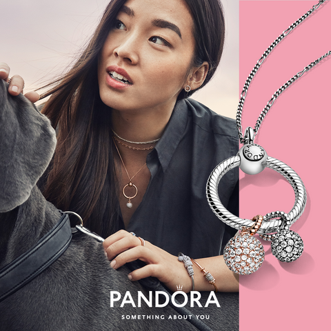 Pandora O Pendant - Pave Ball Pendant - New Year, New You