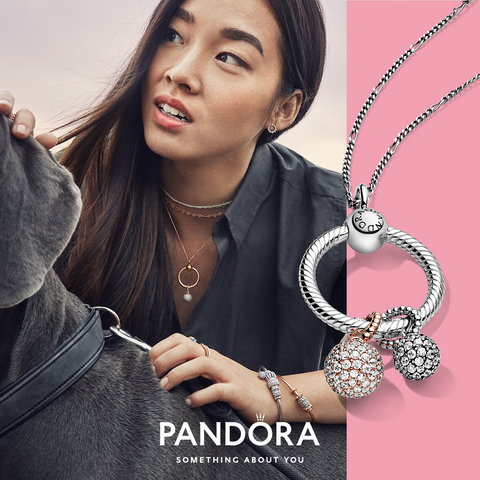 Pandora O Pendant - Pavé Ball Pendant - New Year, New You