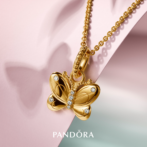 PANDORA-Garden-Collection-Butterfly-Dangle-Necklace