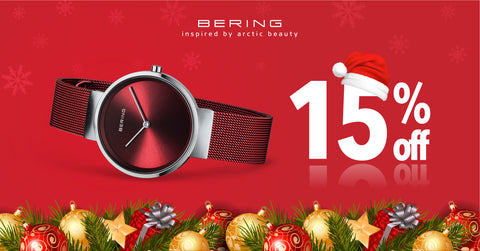 Bering watch perfect Christmas gift 15 percent off