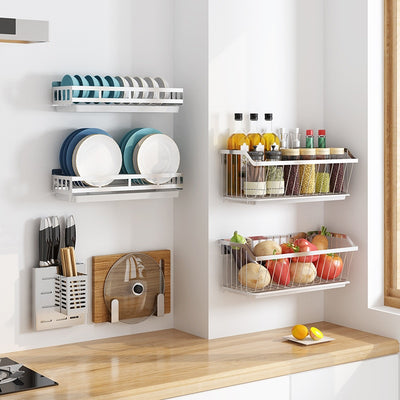 Stainless Steel Bowl & Dish Storage Rack, Kitchen Cabinet Base