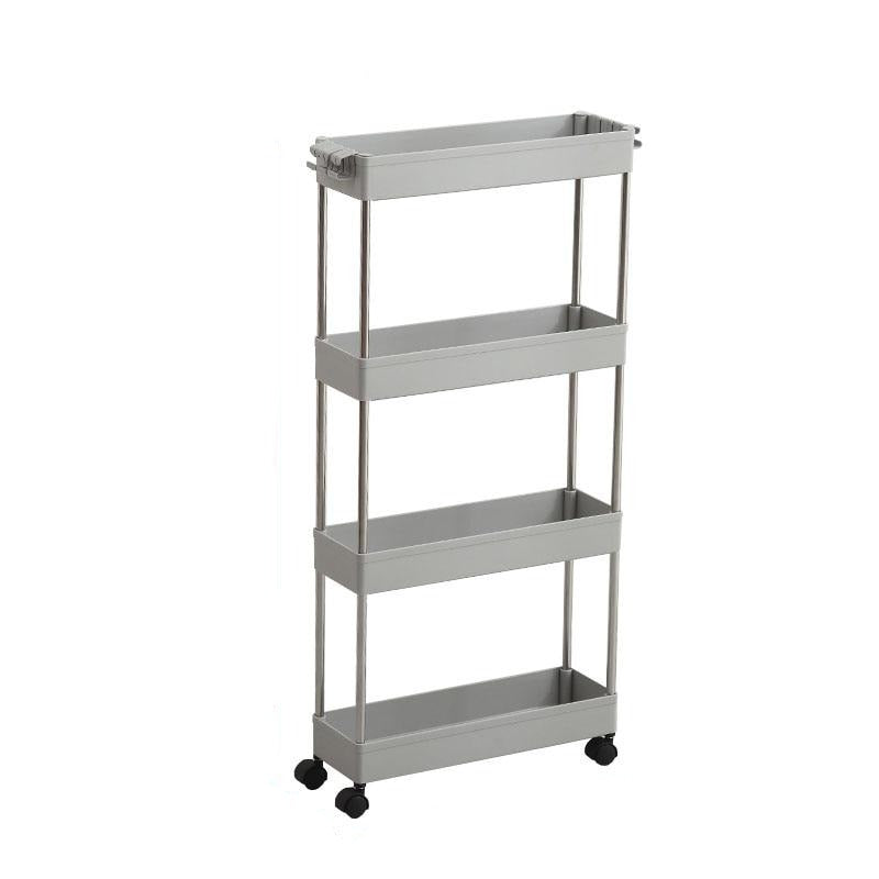 P. Nova Hanging 3 Tier Plastic Oval Shelves with Aluminum Hooks