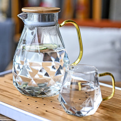 Borosilicate Glass Water Pitcher with Infuser 1.5 Liter – Pitcher of Life