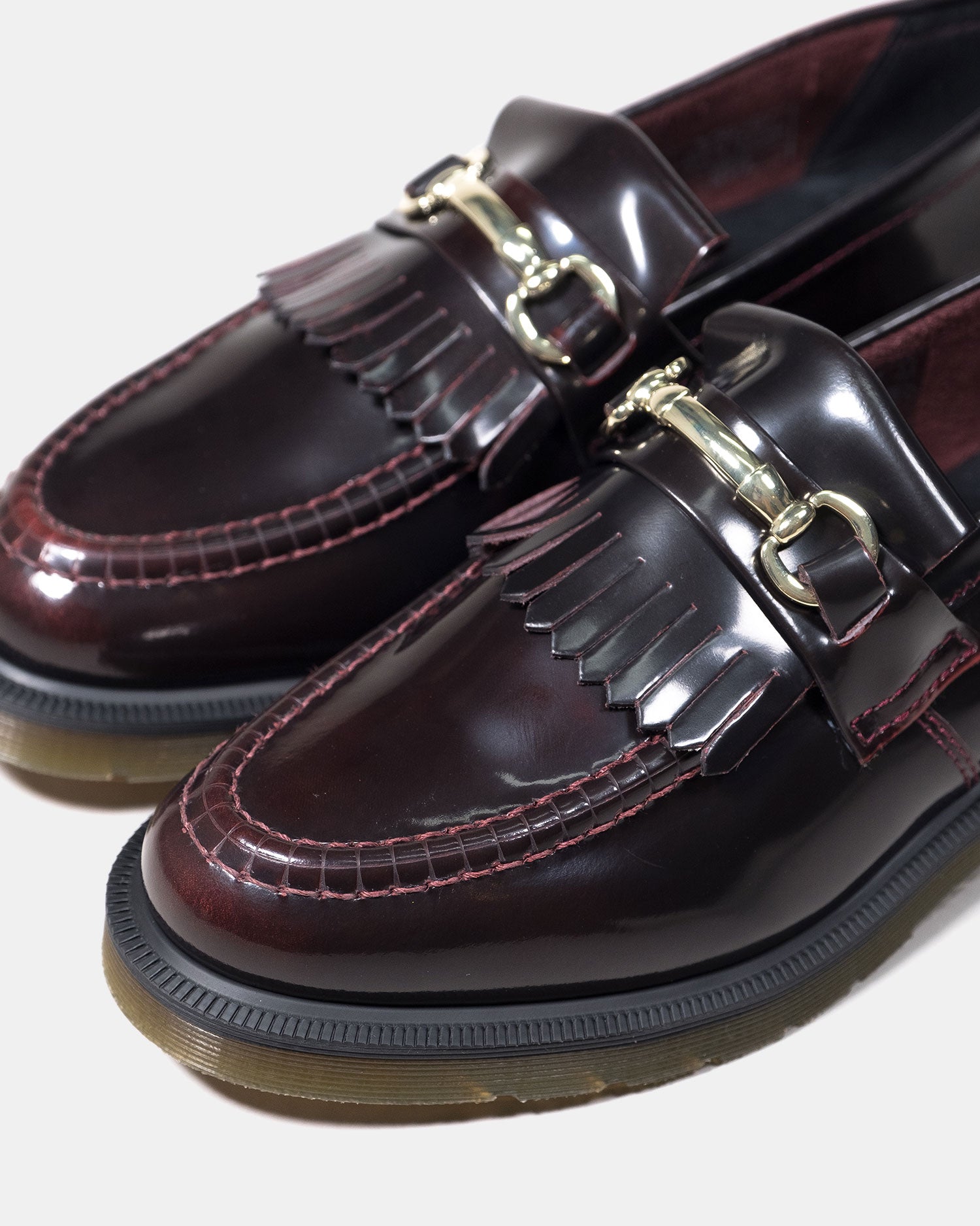 dr martens adrian cherry red