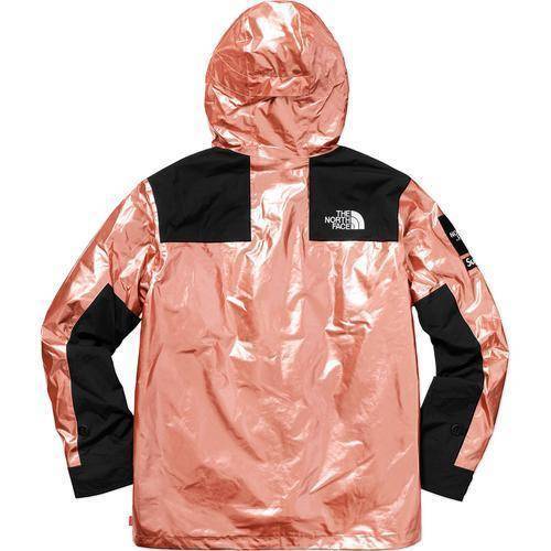 supreme rose gold north face